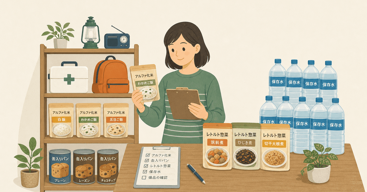 非常食・長期保存食の選び方｜種類別の特徴と比較でわが家に合う備えを見つける