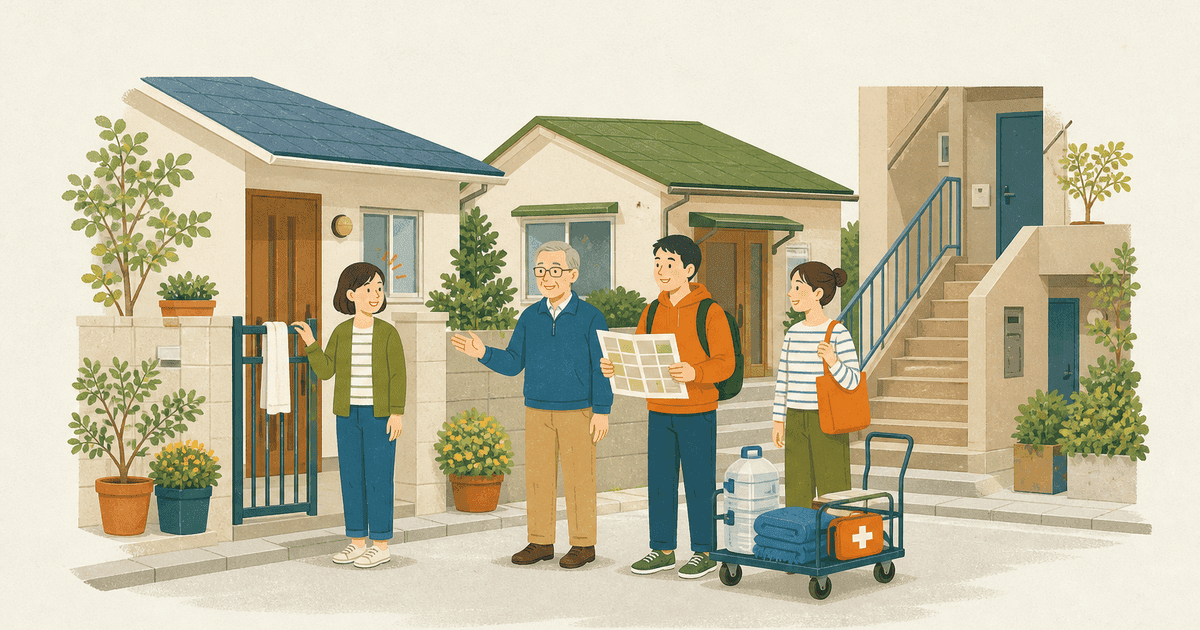 ご近所・地域との共助の始め方｜つきあいが薄くてもできる、災害時の助け合いの備え