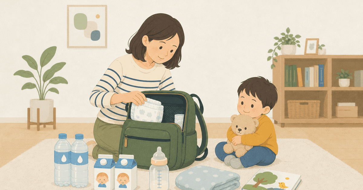 子どもがいる家庭の防災｜乳幼児の備えリストと、月齢で変わる見直しのコツ