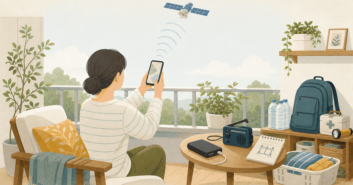 スマホと衛星の直接通信で災害時の「圏外」はどう変わる｜2026年の現在地と家庭の連絡手段