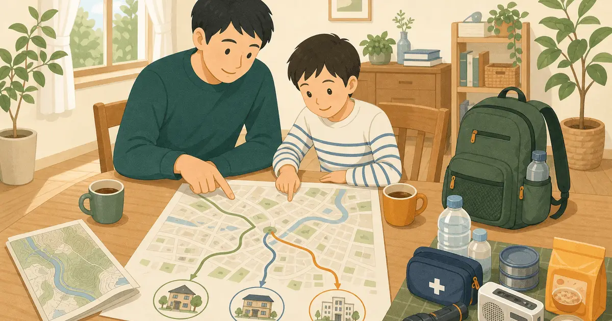 避難先は避難所だけじゃない｜分散避難・縁故避難の決め方と、親戚・知人宅に頼るときの準備
