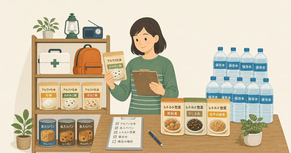 非常食・長期保存食の選び方｜種類別の特徴と比較でわが家に合う備えを見つける