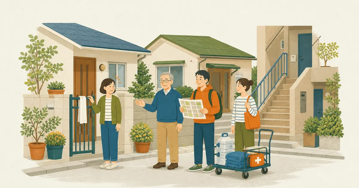ご近所・地域との共助の始め方|つきあいが薄くてもできる、災害時の助け合いの備え