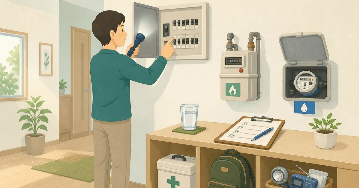 電気・ガス・水道が復旧したときにやること｜「戻った瞬間」の安全確認をライフライン別に