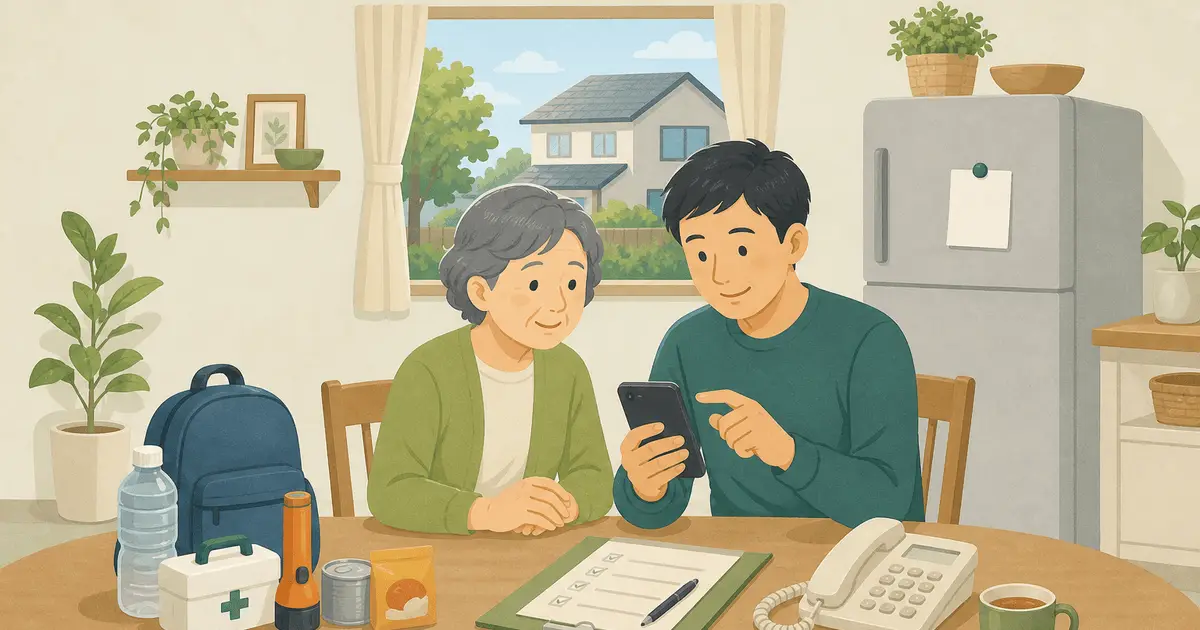 災害のあとに増える便乗商法・詐欺への備え｜「その場で契約しない」を家族のルールにして、離れて暮らす親とも共有する